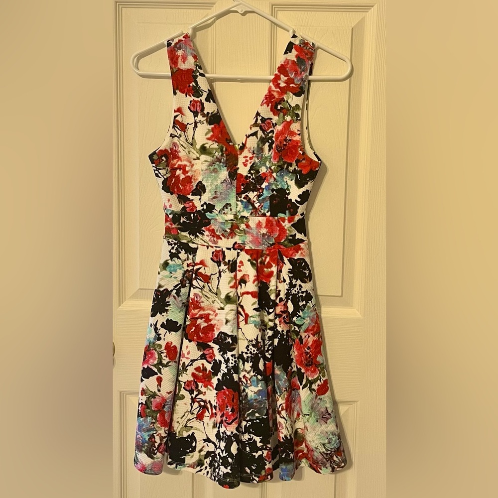 Haute Monde Colorful Floral Dress